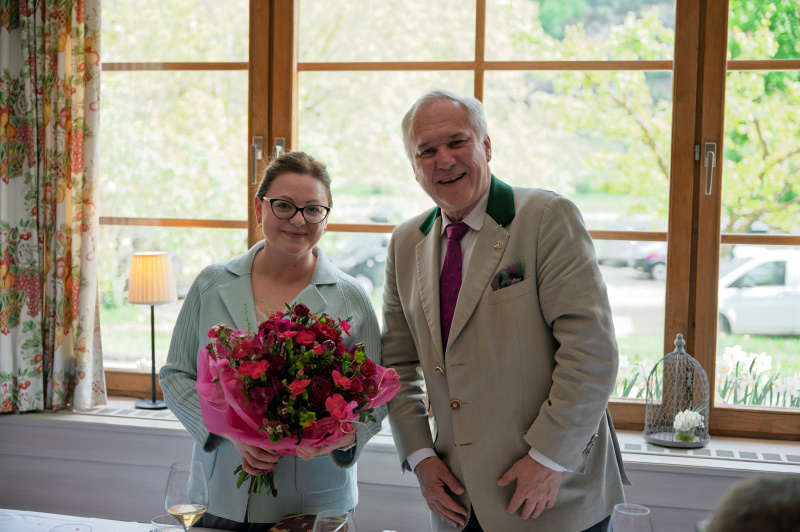 Gartulation der Moldawischen Botschafterin zum Geburtstag