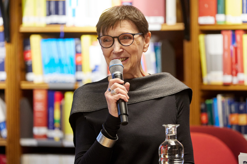 Impulsgespräch. Vorsitzende des Kroatischen Zentrums / Hrvatski centar Gabriela Novak-Karall