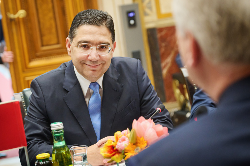 Außenminister des Königreichs Marokko Nasser Bourita