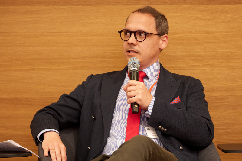 Podiumsgespräch mit Vertreterinnen und Vertretern der fünf Parlamentsklubs. Nationalratsabgeordneter Jakob Grüner (ÖVP)