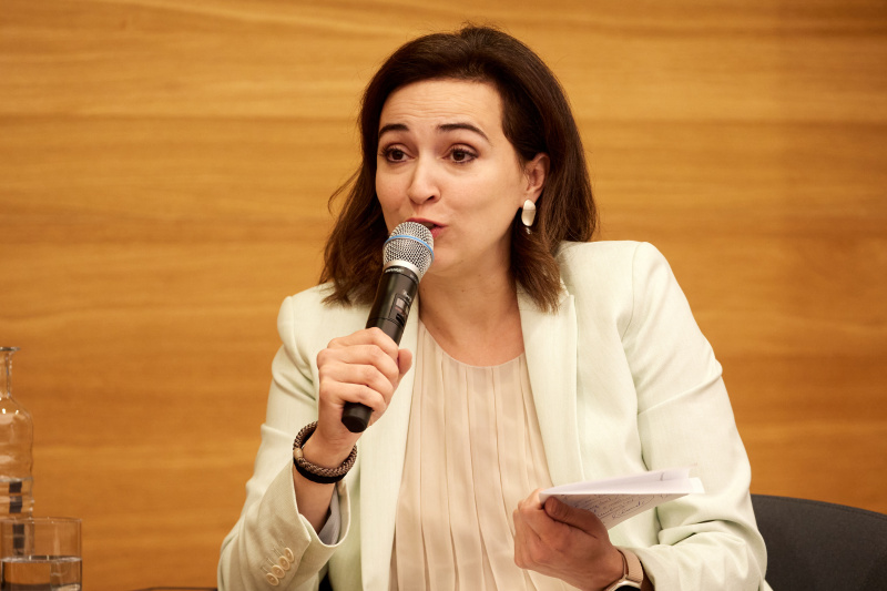 Podiumsgespräch mit Vertreterinnen und Vertretern der fünf Parlamentsklubs. Nationalratsabgeordnete Alma Zadić (GRÜNE)