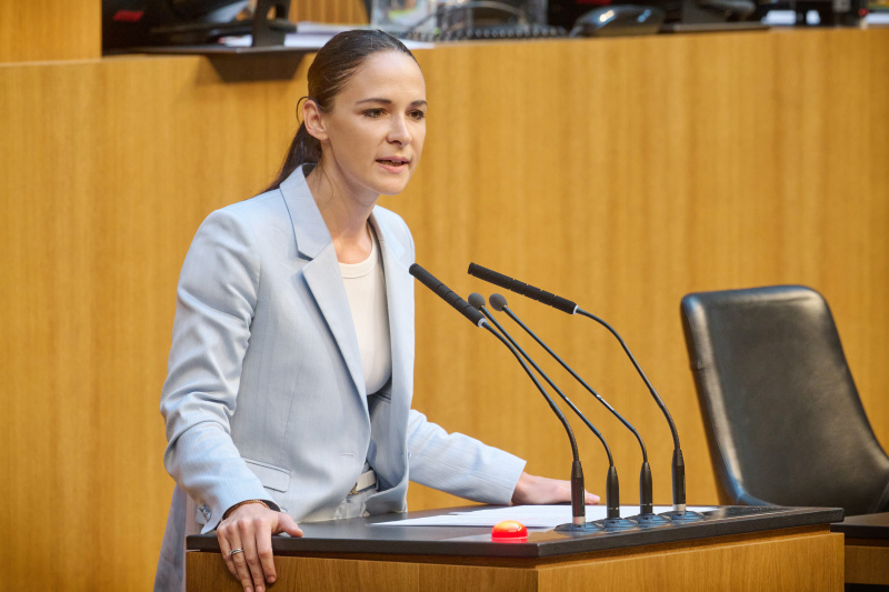 Am Rednerinnenpult: Nationalratsabgeordnete Lisa Schuch-Gubik (FPÖ)