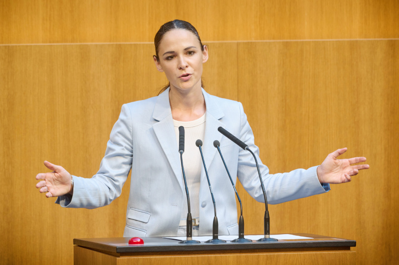 Am Rednerinnenpult: Nationalratsabgeordnete Lisa Schuch-Gubik (FPÖ)