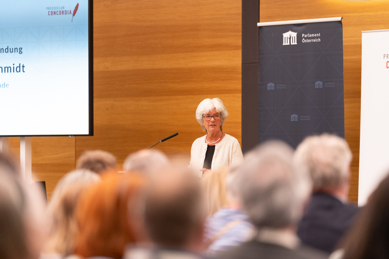 Jury-Begründung. Heide Schmidt (Juryvorsitzende)