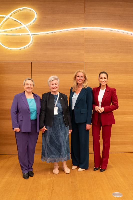 Gruppenfoto. Von links: Daniela Kraus, Astrid Zimmermann, Susanne Glass, Alexandra Wachter