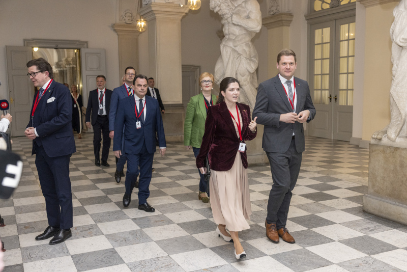 Einholung. Bundesratspräsident Markus Stotter (ÖVP) (rechts)