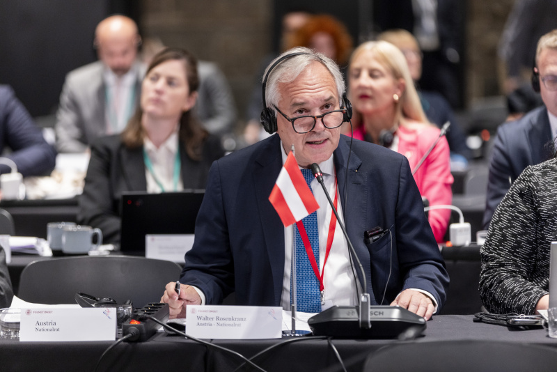 Nationalratspräsident Walter Rosenkranz (FPÖ) am Wort