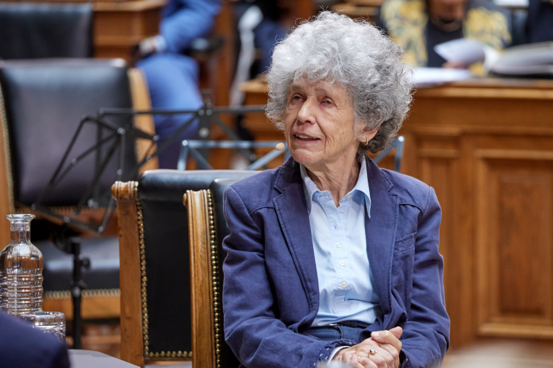 Podiumsgespräch. Gedenkdienerin Österreichischer Auslandsdienst Brigitte Landesmann