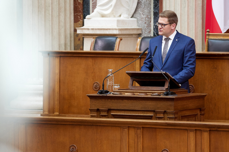 Abschlussworte. Bundesratspräsident Markus Stotter (ÖVP)
