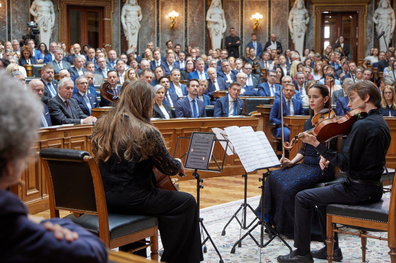Musik. Streichtrio des Alma Rosé Instituts an der mdw