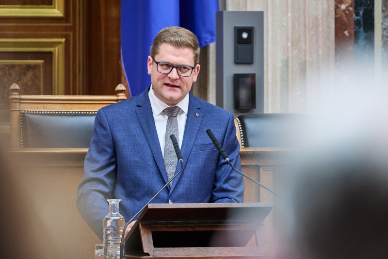 Abschlussworte. Bundesratspräsident Markus Stotter (ÖVP)