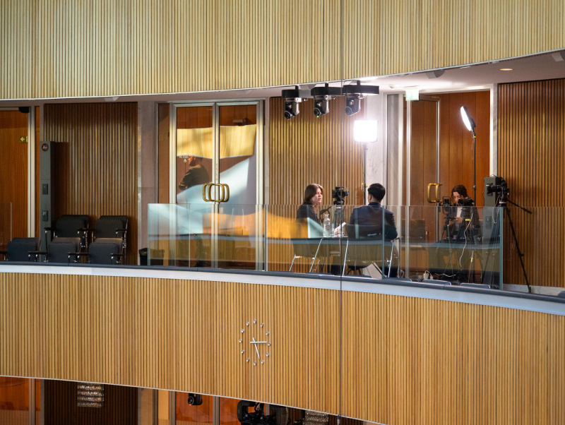 Interview mit dem Newsroom des Parlaments