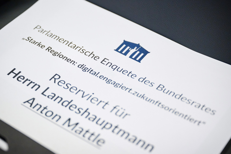 Enquete des Bundesrats - Reservierung