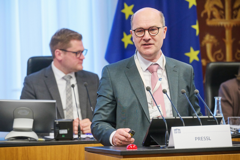 Panel 1: „Regionale Sicherheit und Aufgaben der Länder – Verantwortung vor Ort gestalten“. Präsident des Österreichischen Gemeindebundes Johannes Pressl