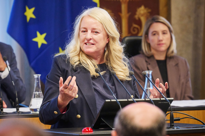 Panel 1: „Regionale Sicherheit und Aufgaben der Länder – Verantwortung vor Ort gestalten“. Bundesrätin Claudia Arpa (SPÖ)