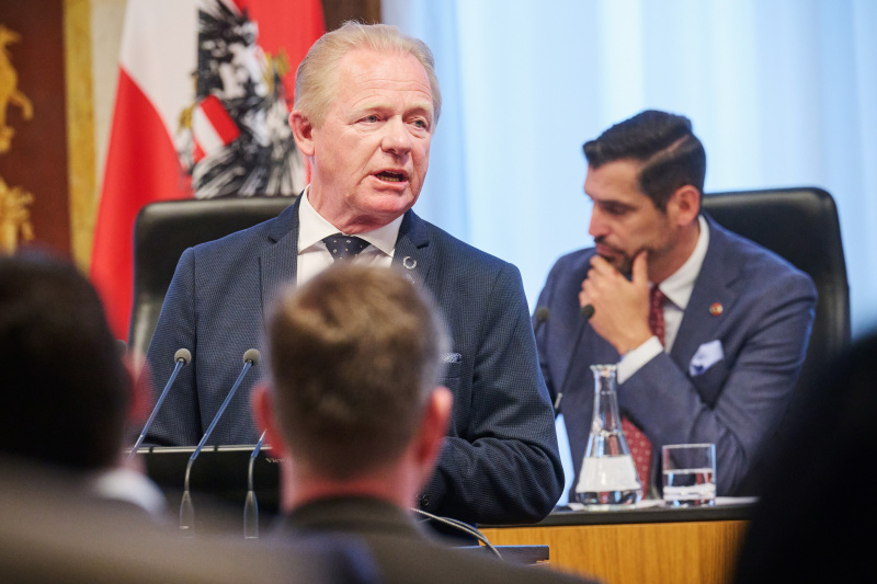 Panel 1: „Regionale Sicherheit und Aufgaben der Länder – Verantwortung vor Ort gestalten“. Abgeordneter Landtag NÖ Peter Gerstner