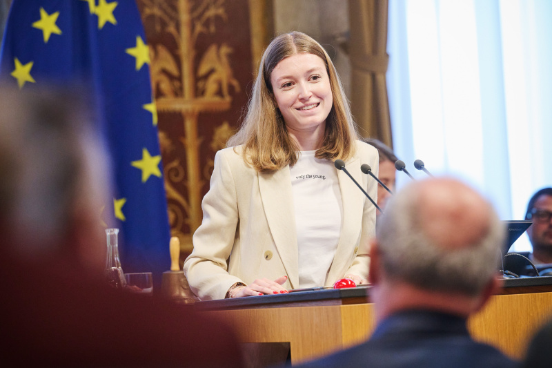 Panel 3: „Jugend“. Bundesrätin Amelie Muthsam (SPÖ)