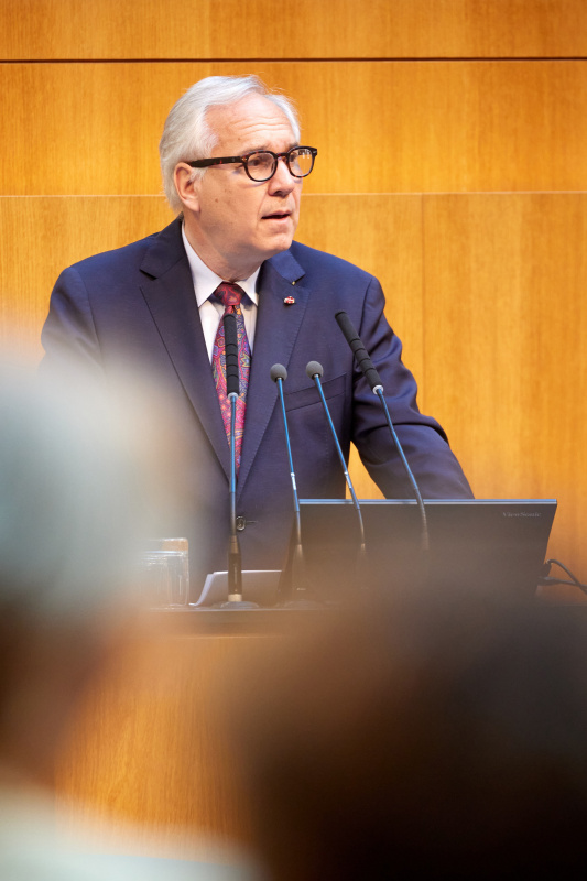 Eröffnungsworte. Nationalratspräsident Walter Rosenkranz (FPÖ)