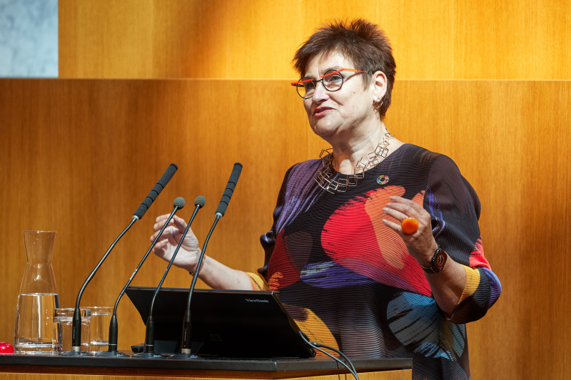 Abschlussworte. Nationalratsabgeordnete und Präsidentin der Parlamentarischen Versammlung des Europarats Petra Bayer (SPÖ)