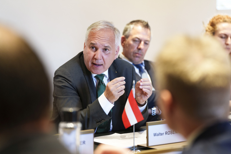 Arbeitsgespräch. Nationalratspräsident Walter Rosenkranz (FPÖ)
