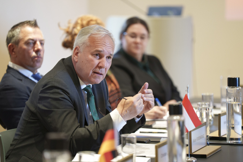 Arbeitsgespräch. Nationalratspräsident Walter Rosenkranz (FPÖ)