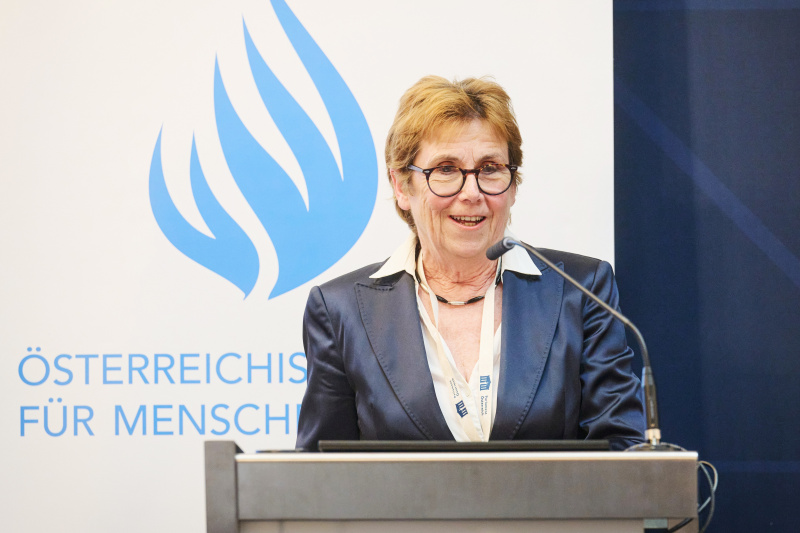 Keynote. Präsidentin der Österreichischen Liga für Menschenrechte Barbara Helige
