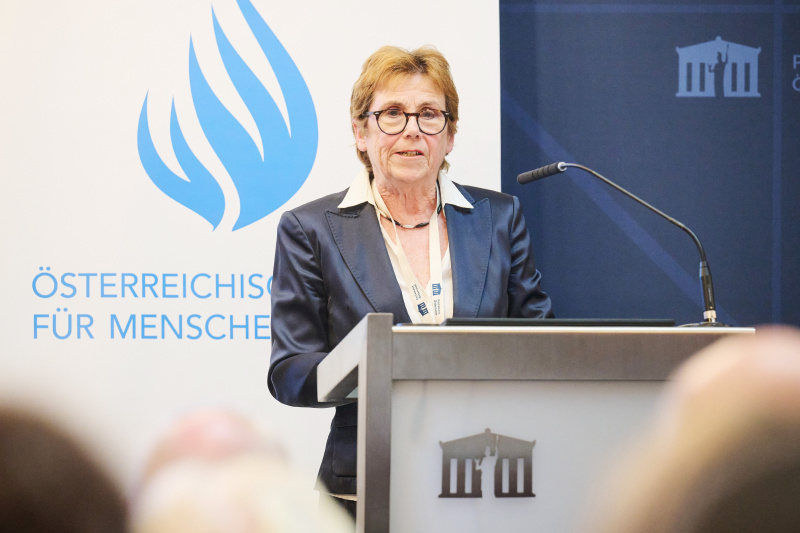 Keynote. Präsidentin der Österreichischen Liga für Menschenrechte Barbara Helige