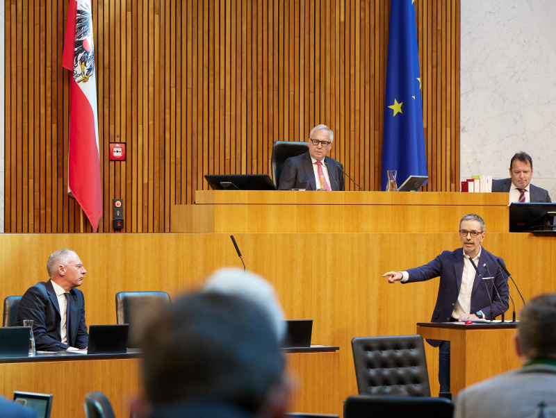 Am Rednerpult: Klubobmann Herbert Kickl (FPÖ)