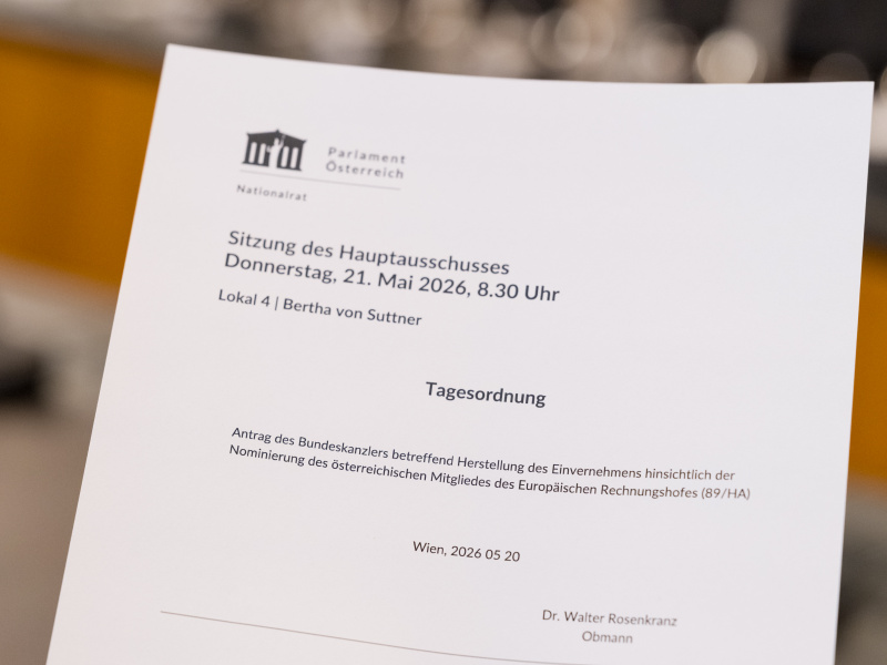 Sitzung vom 21.5.26