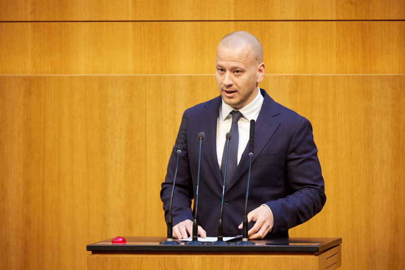 Am Rednerpult: Nationalratsabgeordneter Maximilian Köllner (SPÖ)