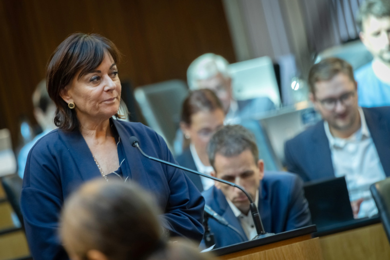 Am Rednerinnenpult: Nationalratsabgeordnete Petra Oberrauner (SPÖ)