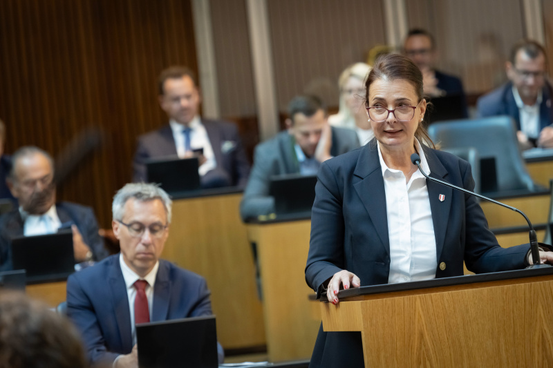 Am Rednerinnenpult: Nationalratsabgeordnete Katayun Pracher-Hilander (FPÖ)
