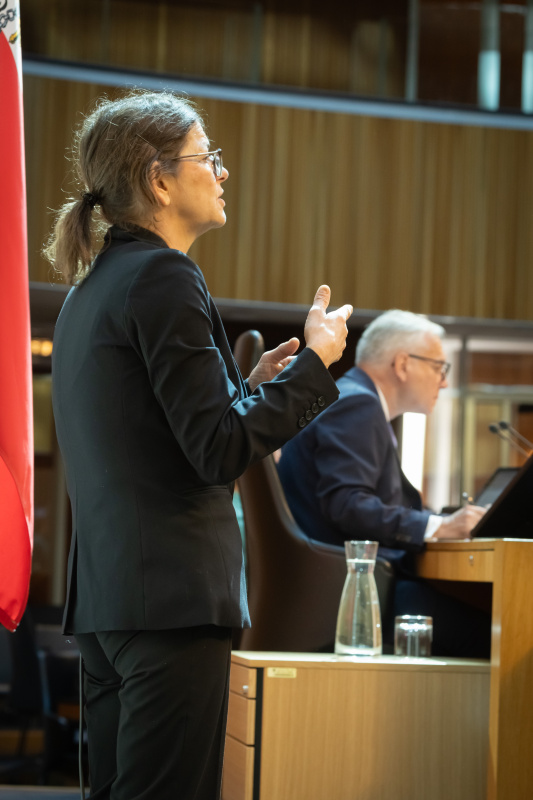 Gebärdensprachdolmetscherin