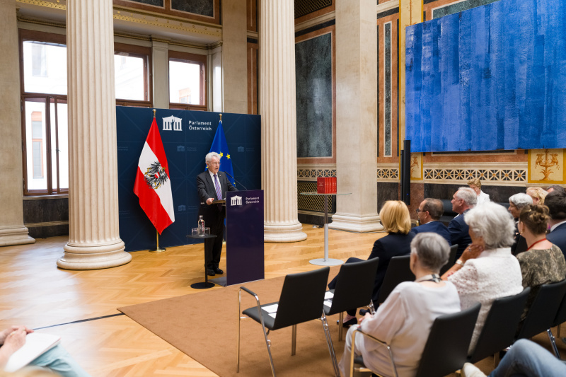 Rede. Bundespräsident a.D. und Präsident des Nationalrates a.D. Heinz Fischer