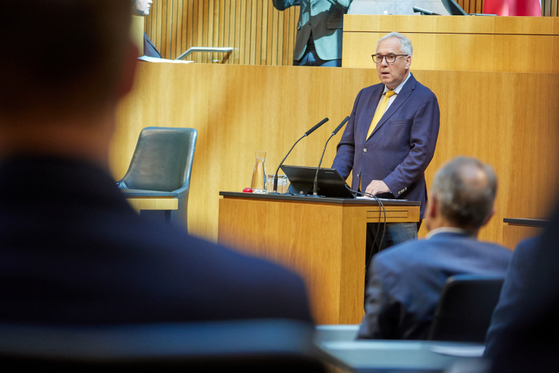 Eröffnungsworte. Nationalratspräsident Walter Rosenkranz (FPÖ)