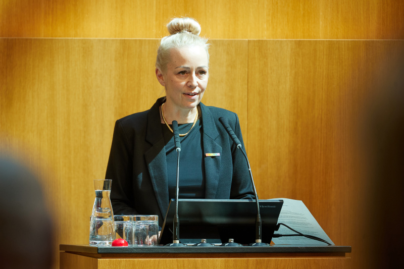 Festrede. Anwältin für Gleichbehandlungsfragen für Menschen mit Behinderungen Christine Steger