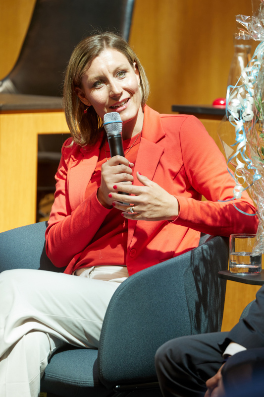 Podiumsdiskussion. Nationalratsabgeordnete Heike Eder (ÖVP)