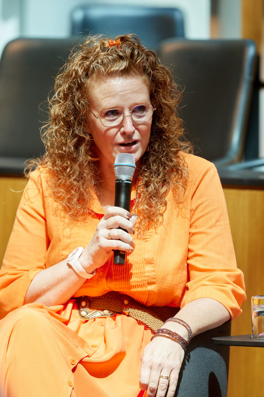 Podiumsdiskussion. Nationalratsabgeordnete Fiona Fiedler (NEOS)
