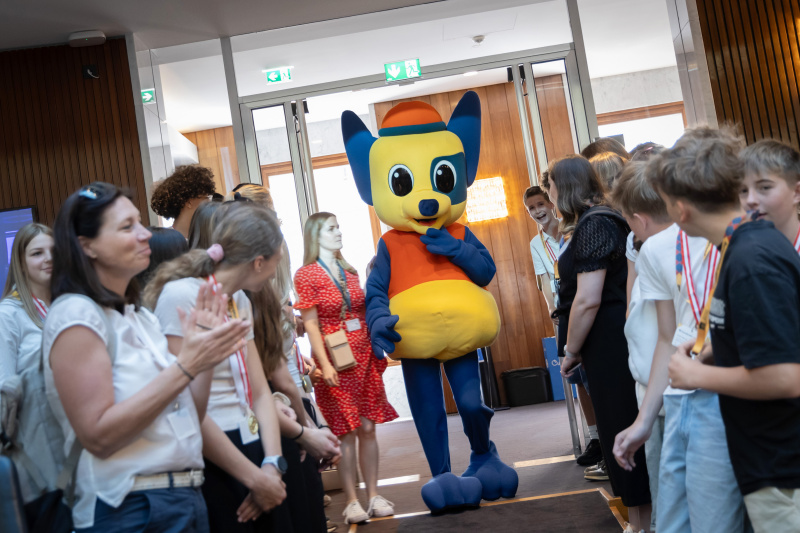 Einzug der Maskottchen