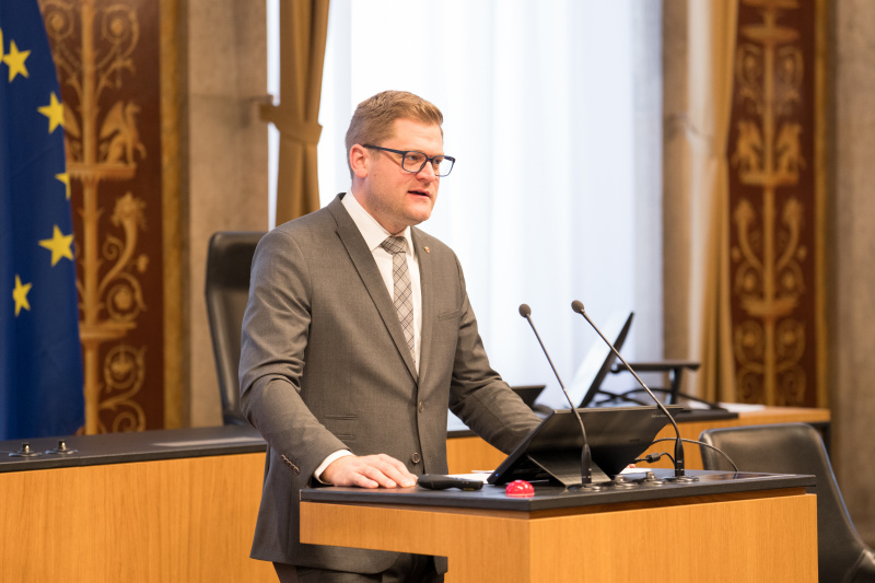 Eröffnungsworte. Bundesratspräsident Markus Stotter (ÖVP)