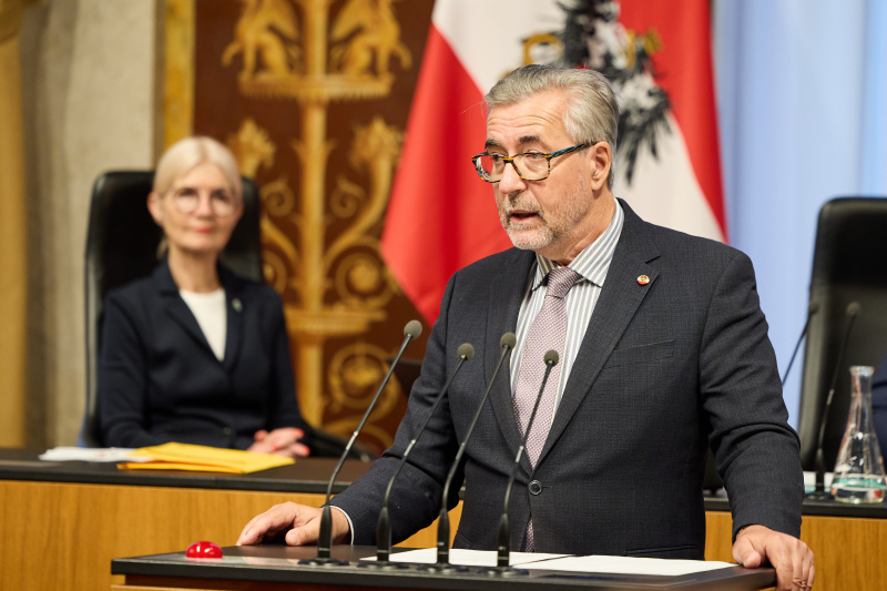 Am Rednerpult Bundesrat Werner Gradwohl (FPÖ)