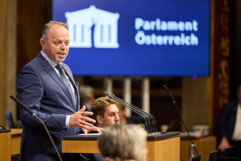 Am Rednerpult Bundesrat Manfred Repolust (FPÖ)