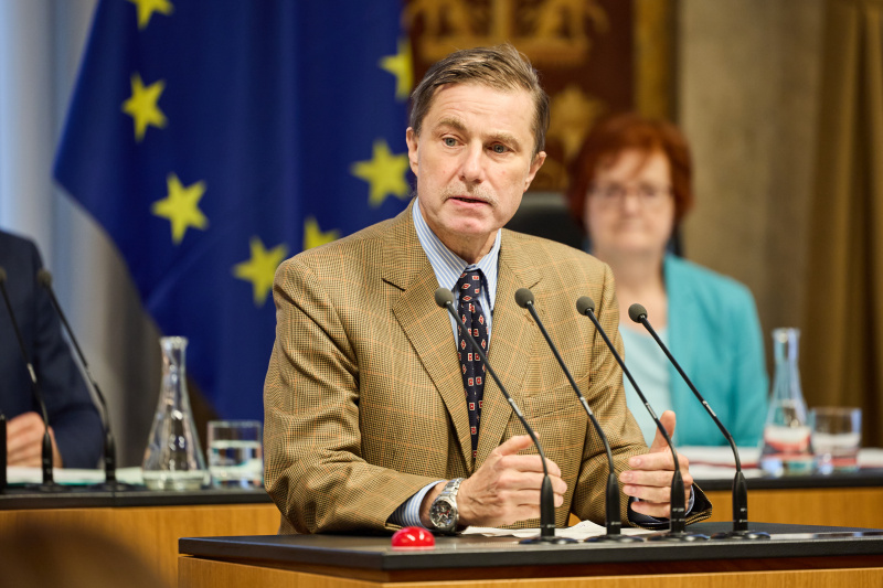 Am Rednerpult Bundesrat Nikolaus Amhof (FPÖ)