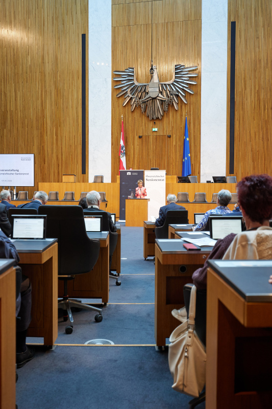 Einleitende Worte. Präsidentin des Österreichischen Seniorenrates Ingrid Korosec