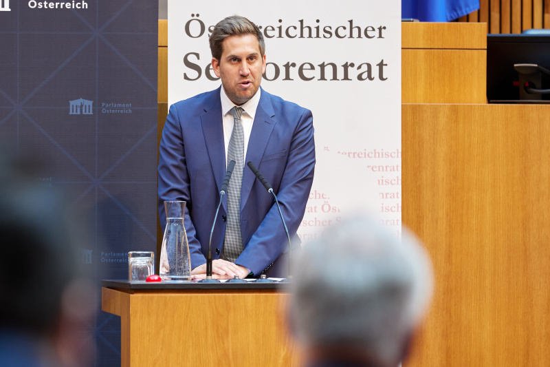Festrede. Staatssekretär Alexander Pröll (ÖVP)