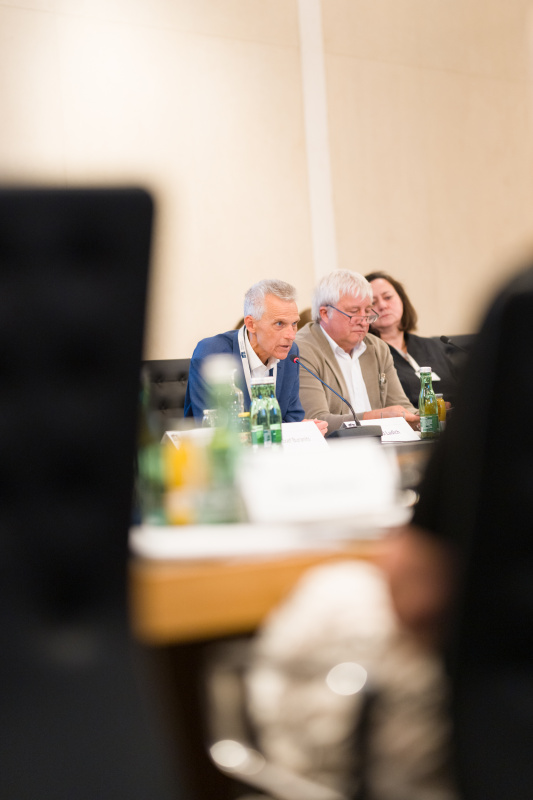 Statements der Vorsitzenden im Volksgruppenbeirat. Am Wort Harald Ladich, Volksgruppenbeirat Kroatinnen und Kroaten