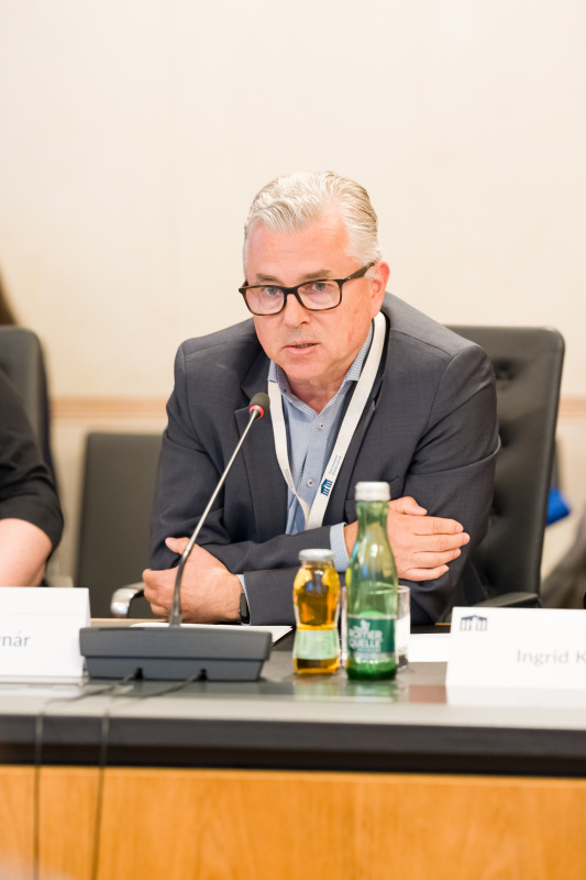 Statements der Vorsitzenden im Volksgruppenbeirat. Am Wort Vladimir Mlynar, Volksgruppenbeirat Slowakinnen und Slowaken