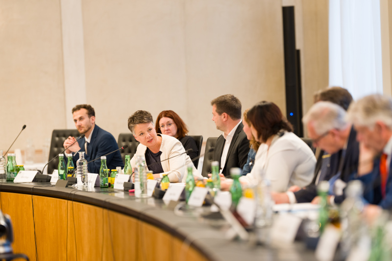 Statements der Bereichssprecherinnen und Bereichssprecherfür Volksgruppen der Parlamentsfraktionen. Am Wort Nationalratsabgeordnete Olga Voglauer (GRÜNE)