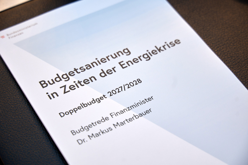 Erklärung des Bundesministers für Finanzen betreffend Bundesfinanzgesetze für die Jahre 2027 und 2028