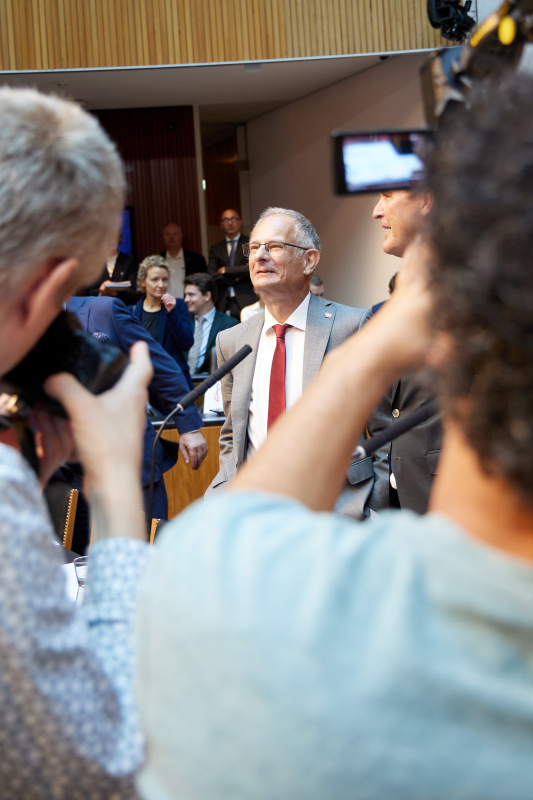 Finanzminister Markus Marterbauer (SPÖ) und Medienverterter